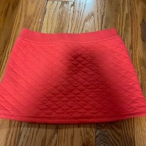 Kids tommy hillfiger red mini skirt with pockets